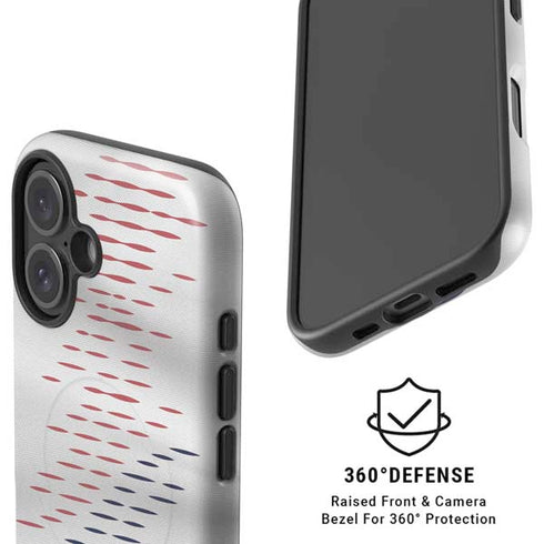 South Korea Soccer Flag iPhone 16 Magsafe Impact Case